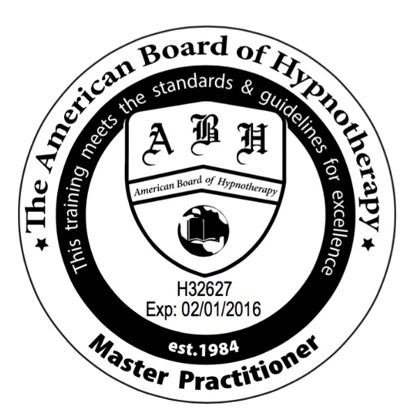 Master Practitioner of Hypnotherapy